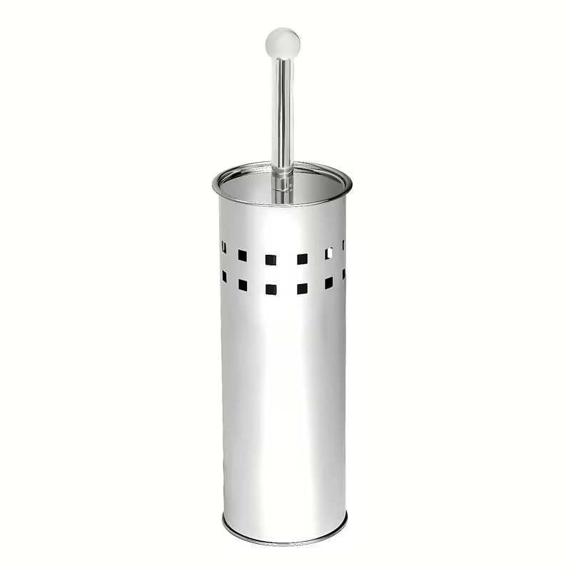 Samostoječi WC ščetka Multi Chrome z elegantnim okroglim dizajnom za kopalnico.