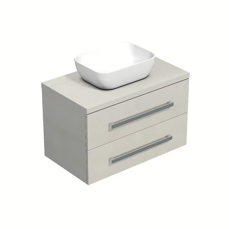 Viseča kopalniška omarica Naturel Cube Way s pločom u dekoru hrast chamonix i ladicama