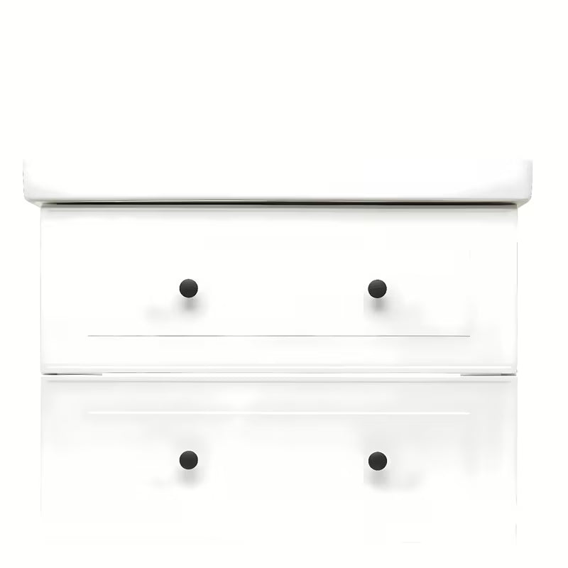 Bijela kopalniška omarica s keramičkim umivaonikom Naturel Forli modernog jednostavnog dizajna