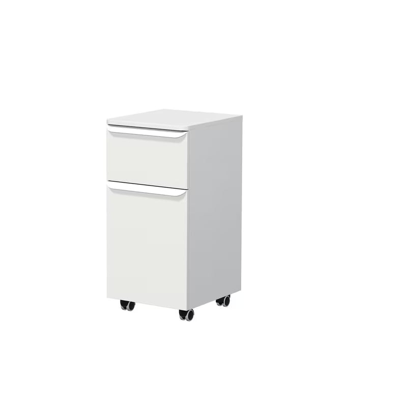 Nizka kopalniška omarica Naturel Pavia v beli mat barvi z vtičnico in z desnimi vratci