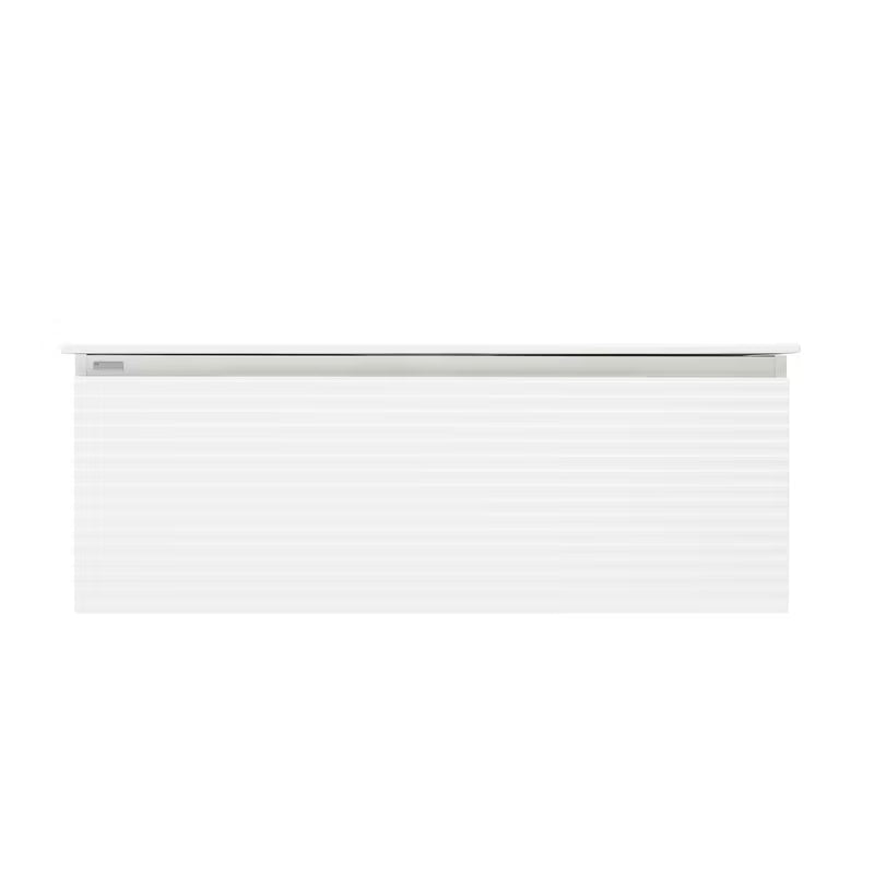 Viseča kopalniška omarica Naturel Savona z dvojnim umivalnikom u bijelom sjaju