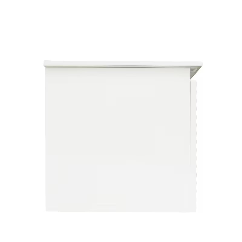 Viseča kopalniška omarica Naturel Savona z dvojnim umivalnikom u bijelom sjaju