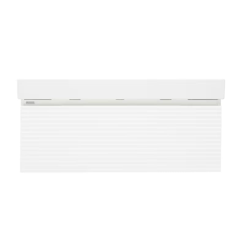 Viseča kopalniška omarica Naturel Savona s keramičkim dvostrukim umivaonikom u bijelom sjaju