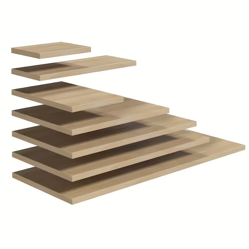 Smeđa pokrovna ploča Naturel Stilla od laminata u dekoru bukva tartuf pro kopalniško pohištvo.