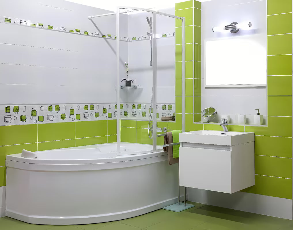 Bijeli sjajni omarica z umivalnikom Naturel Verona s velikom ladicom i umivaonikom od lijevanog mramora.