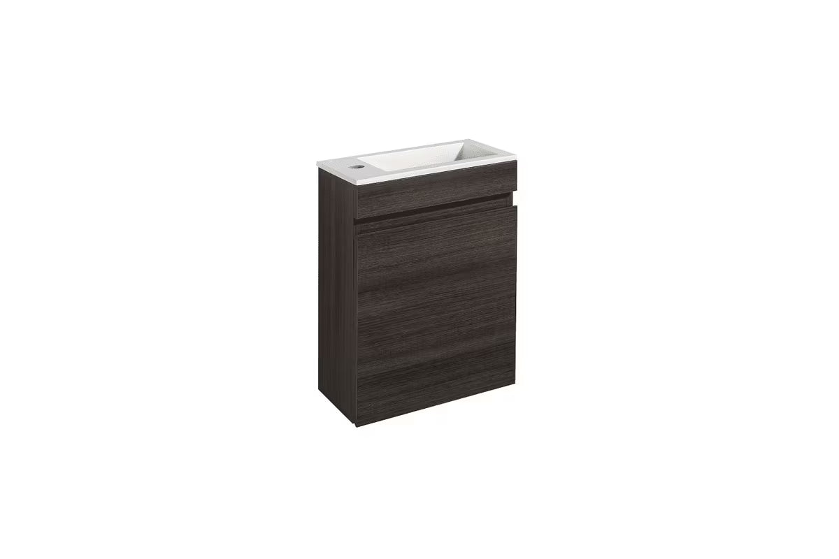 Omarica z umivalnikom Naturel Verona 40 x 22 x 53,2 cm v dekorju temnega lesa