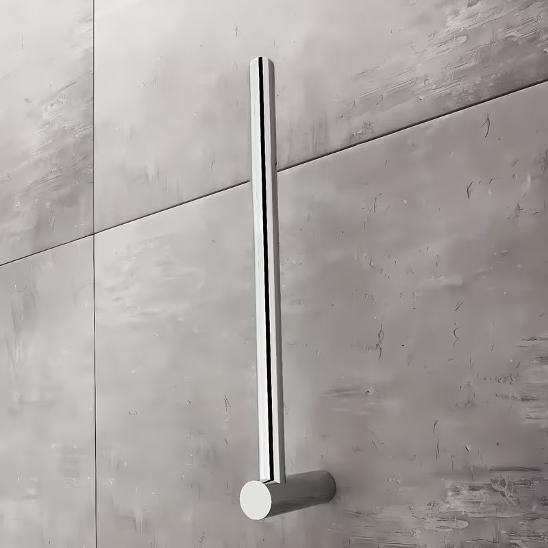 Kromiran držalo za toaletni papir Nimco Bormo s preprostim dizajnom in čistimi linijami.