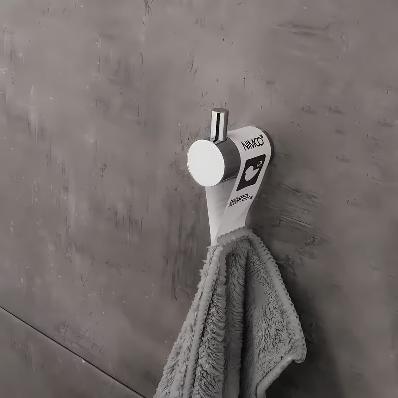 Jednostavni kromirani kavelj Nimco Bormo za kupaonicu