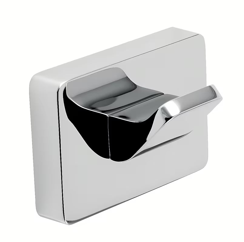 Kromirani kavelj Novaservis Ferro Greta pro za kupaonicu, montaža lepljenje ali vrtanje.