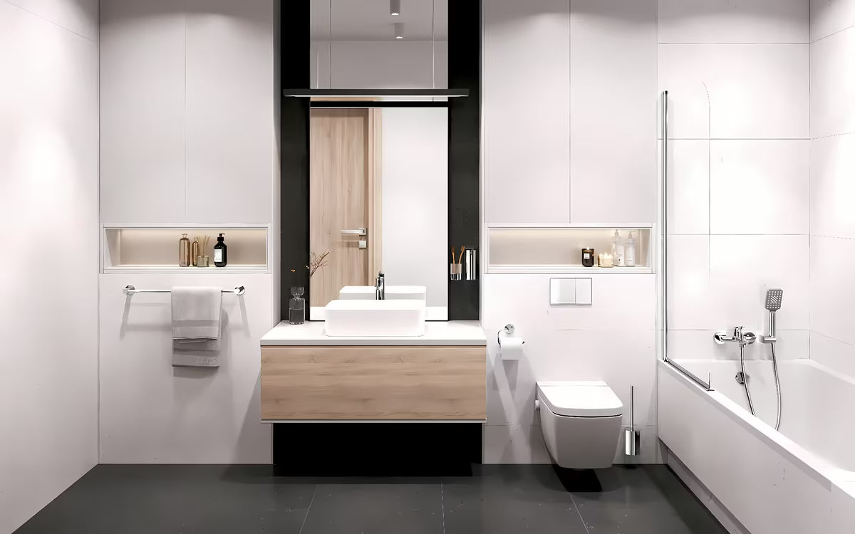 Kromirana enoročna armatura za umivalnik Novaservis Metalia 54 z odtokom click-clack