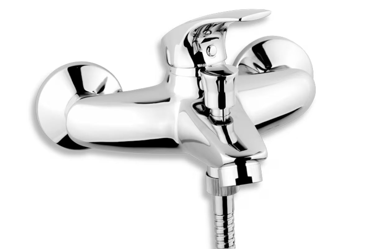 Enoročna stenska armatura za kad Novaservis Metalia 57 u krom izvedbi