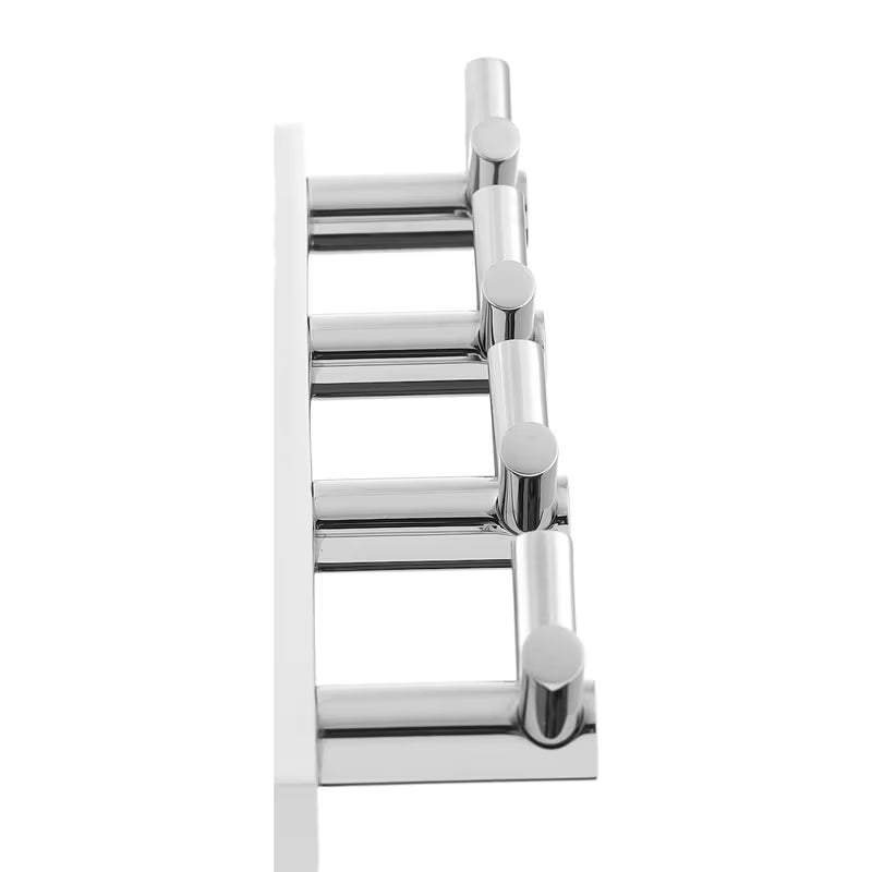 Stenski štirikavelj Optima Chrome pro za obešanje brisač ali oblačil