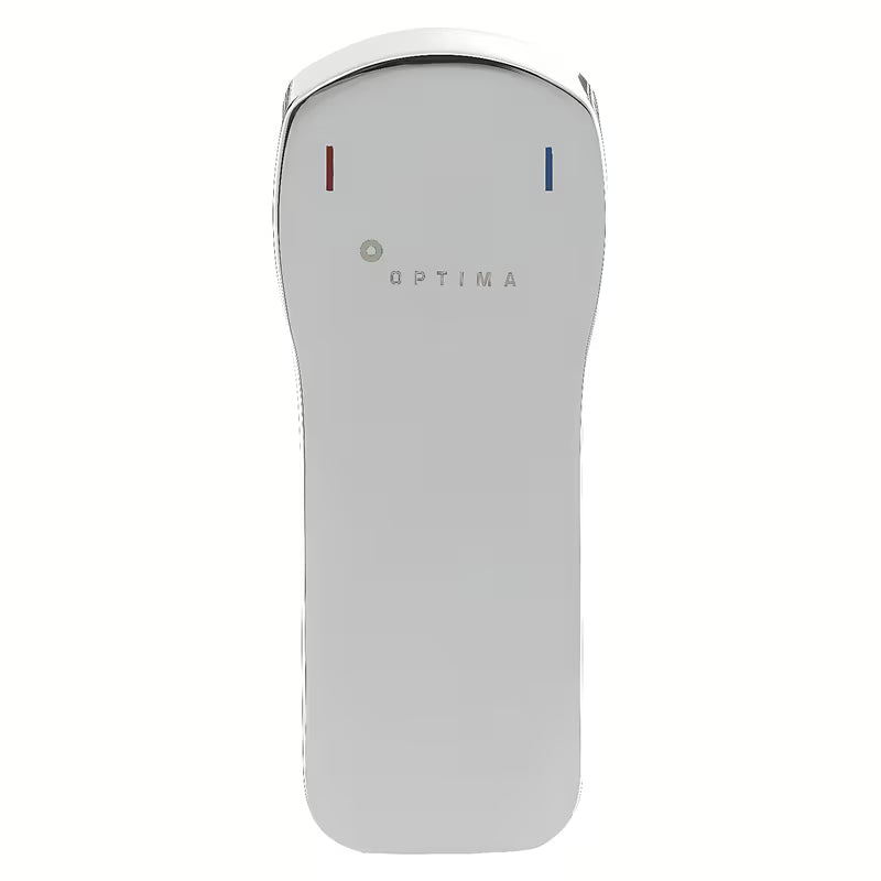 Kromirana enoročna stoječa armatura za bide Optima Cube Way z odtokom i fleksibilnim perlatorom