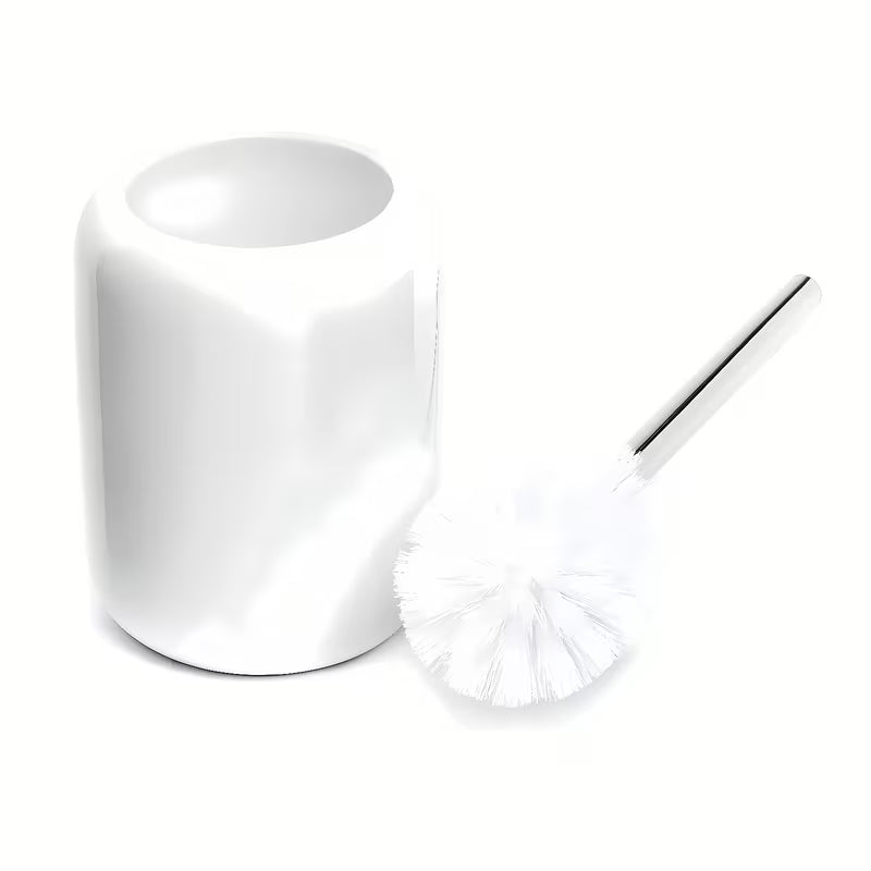 Bijela keramička WC ščetka Optima Daira jednostavnog bezvremenskog dizajna