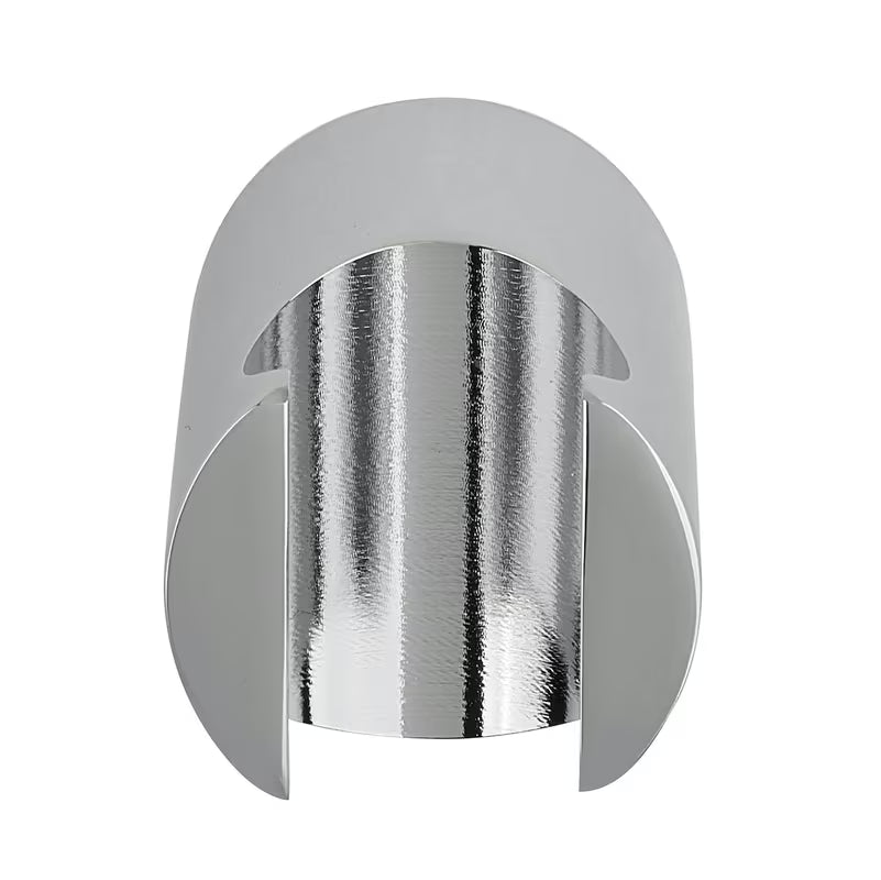 Kromirani stenski fiksni nosilec tuš ročke Optima okruglog dizajna