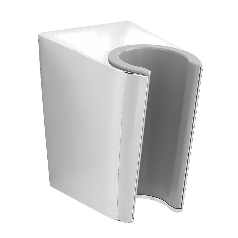 Stenski fiksni nosilec tuš ročke Optima u krom izvedbi, zaobljenog dizajna