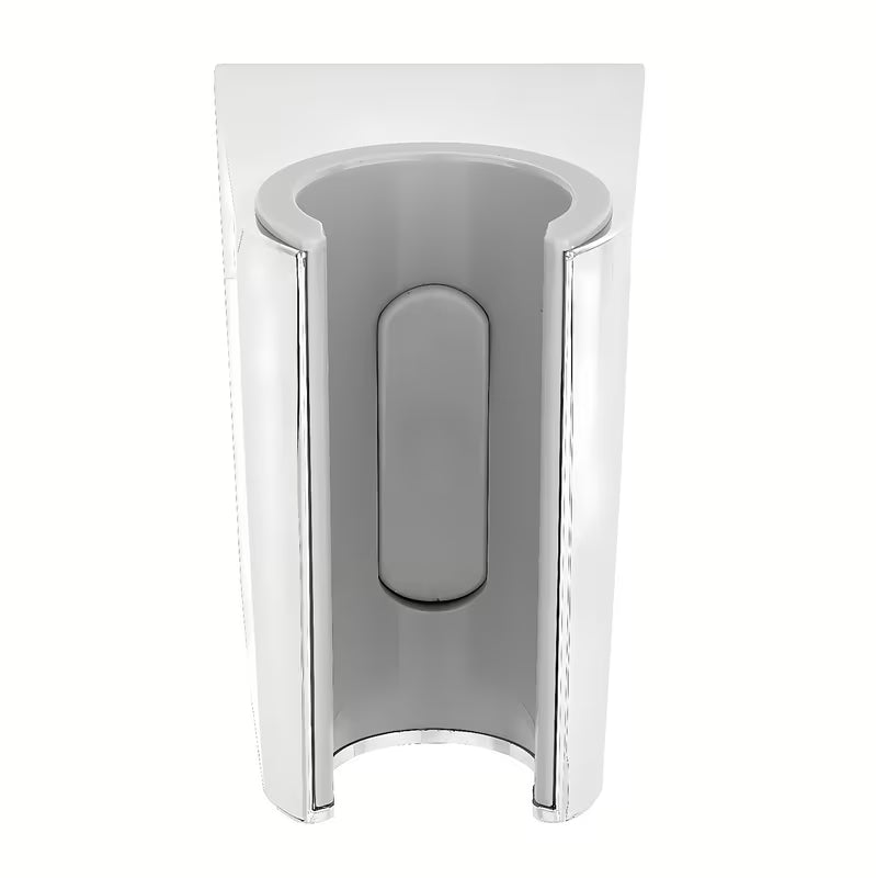 Stenski fiksni nosilec tuš ročke Optima u krom izvedbi, zaobljenog dizajna