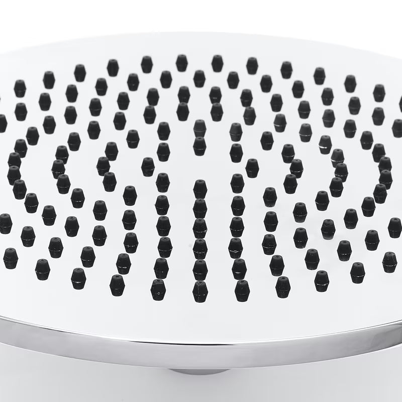 Okrugla mesingana nadglavna prha Optima Chrome promjera 20 cm, u kromiranoj izvedbi