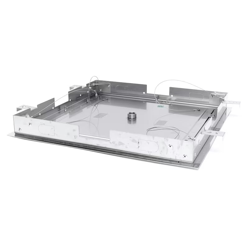 Ugradna četvrtasta nadglavna prha Optima Chrome 50x50 cm u krom izvedbi