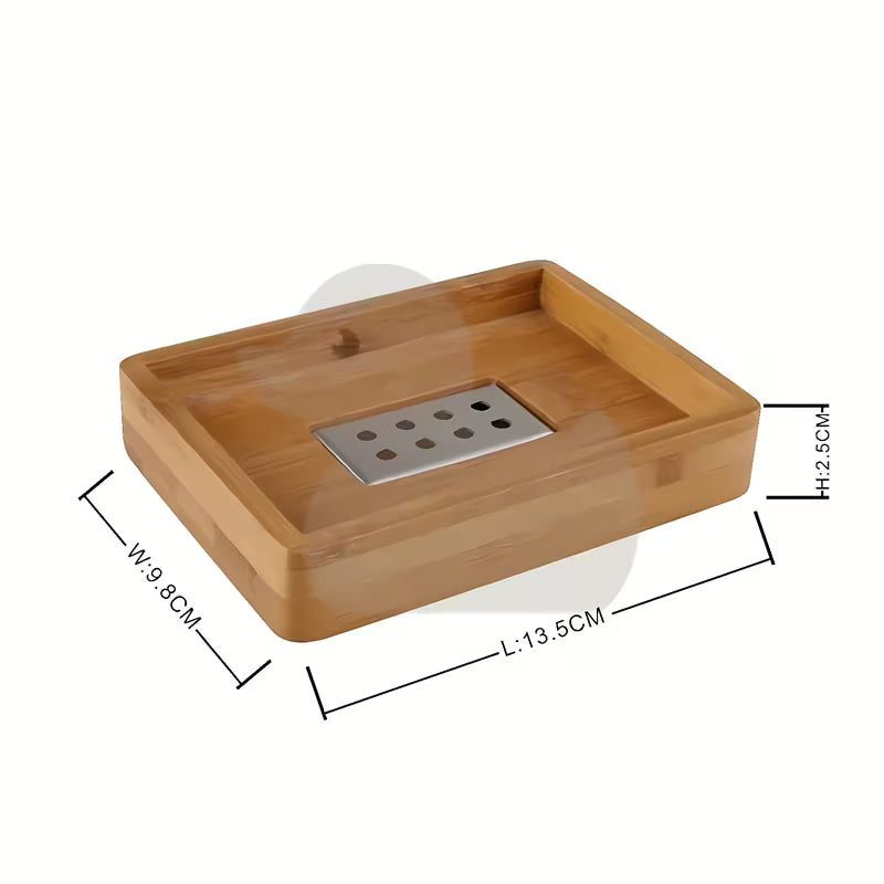 Samostoječi posoda za milo Optima Latia od drva u elegantnom dizajnu.