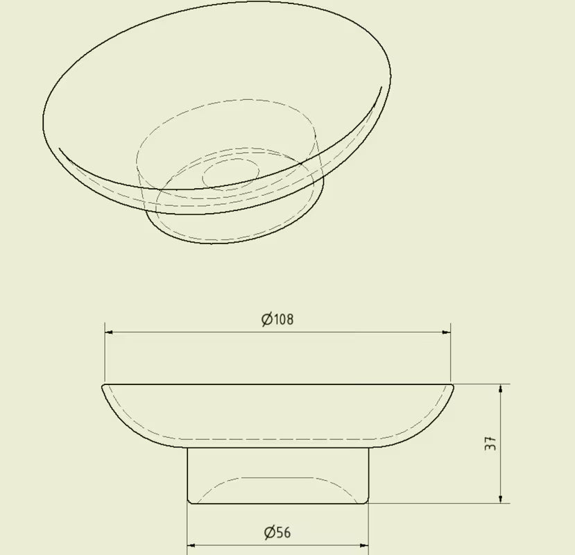 Prozirni zamjenski posoda za milo Optima pro dodatki SPI39, HAP39, SIM39 i SADADOPL, ilustrativna fotografija.