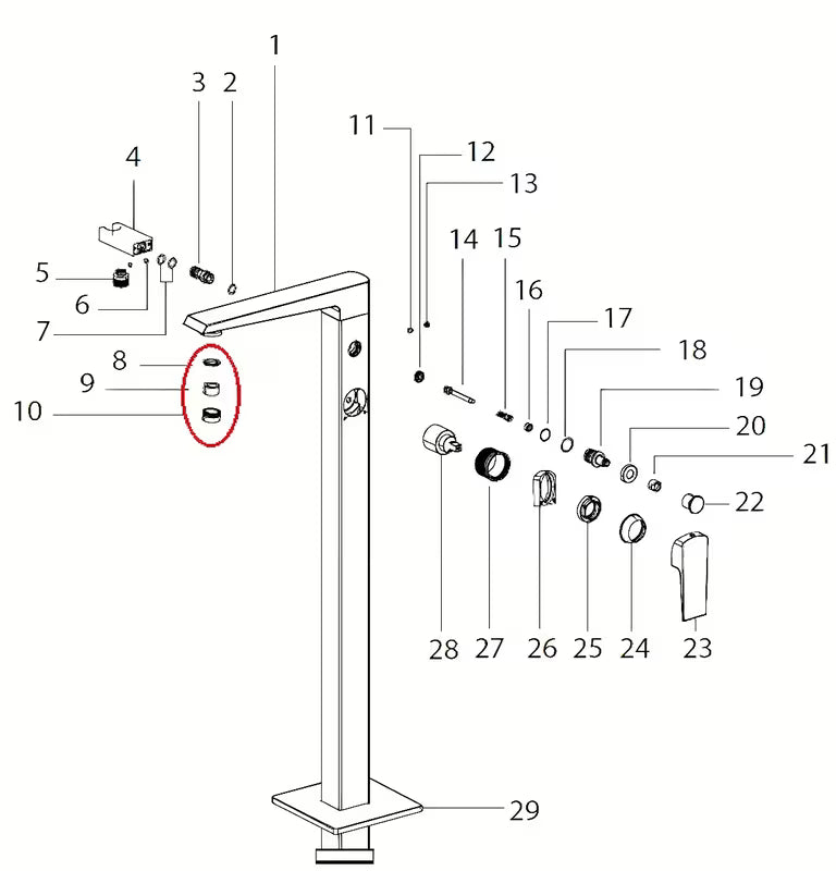 Perlator Optima pro za prezračevanje curka in varčevanje z vodo pri uporabi armature