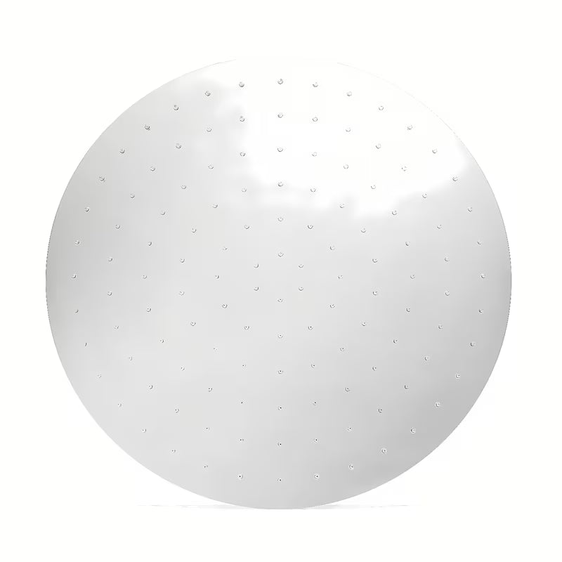 Medeninasta nadglavna prha Optima Chrome v okrogli izvedbi s premerom 40 cm.