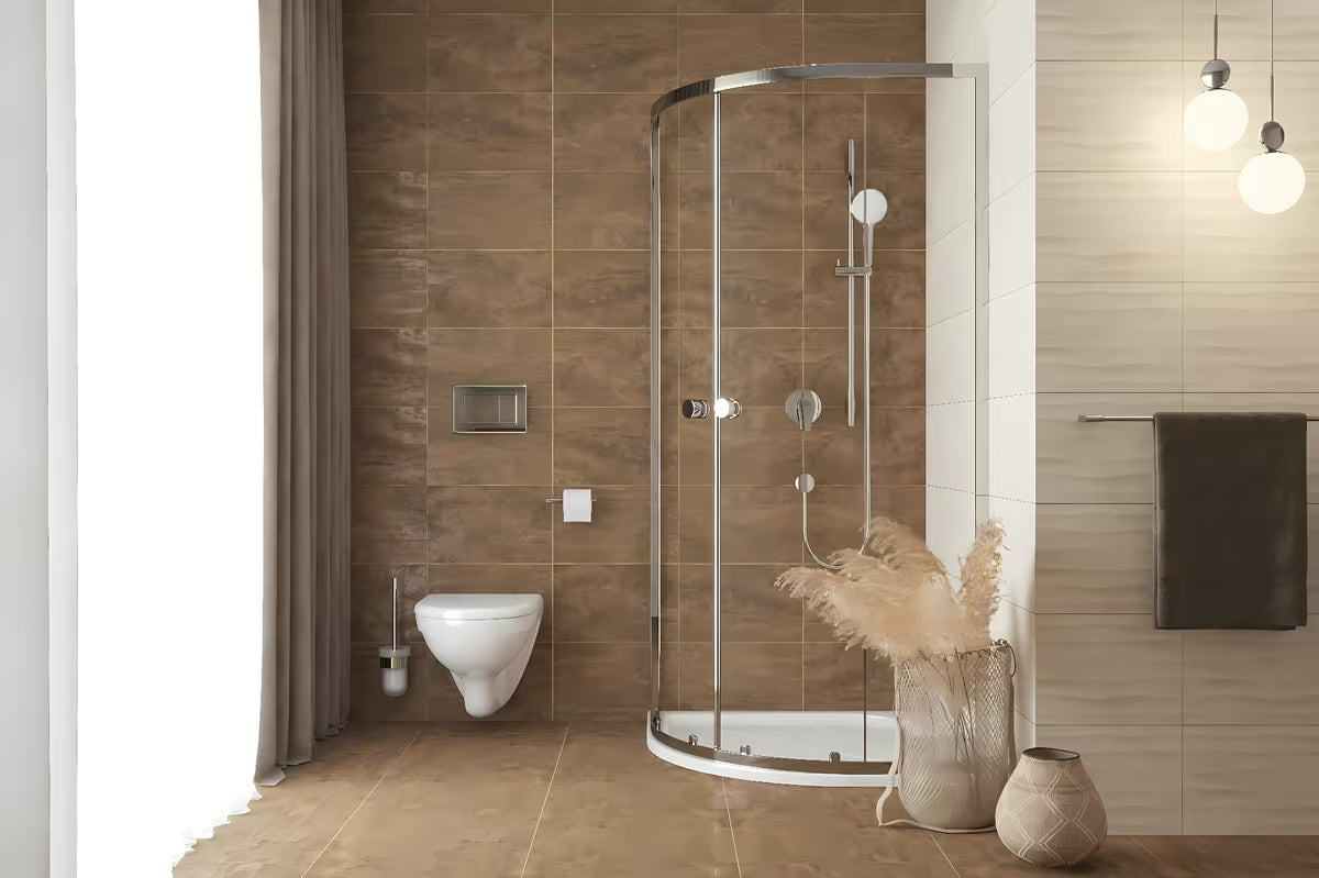 Optima priključek za tuš cev u krom izvedbi, zaobljenog dizajna