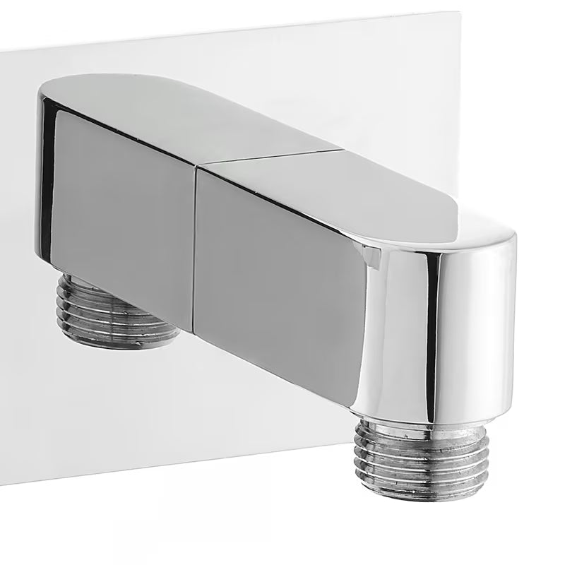 Optima priključek za tuš cev tuši u krom izvedbi z držalom ručne tuši u zaobljenom dizajnu