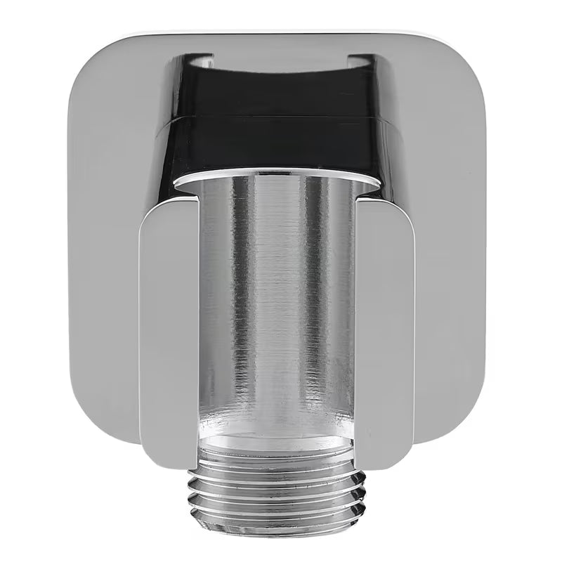 Optima priključek za tuš cev u krom izvedbi s integriranim držačem ručne tuši