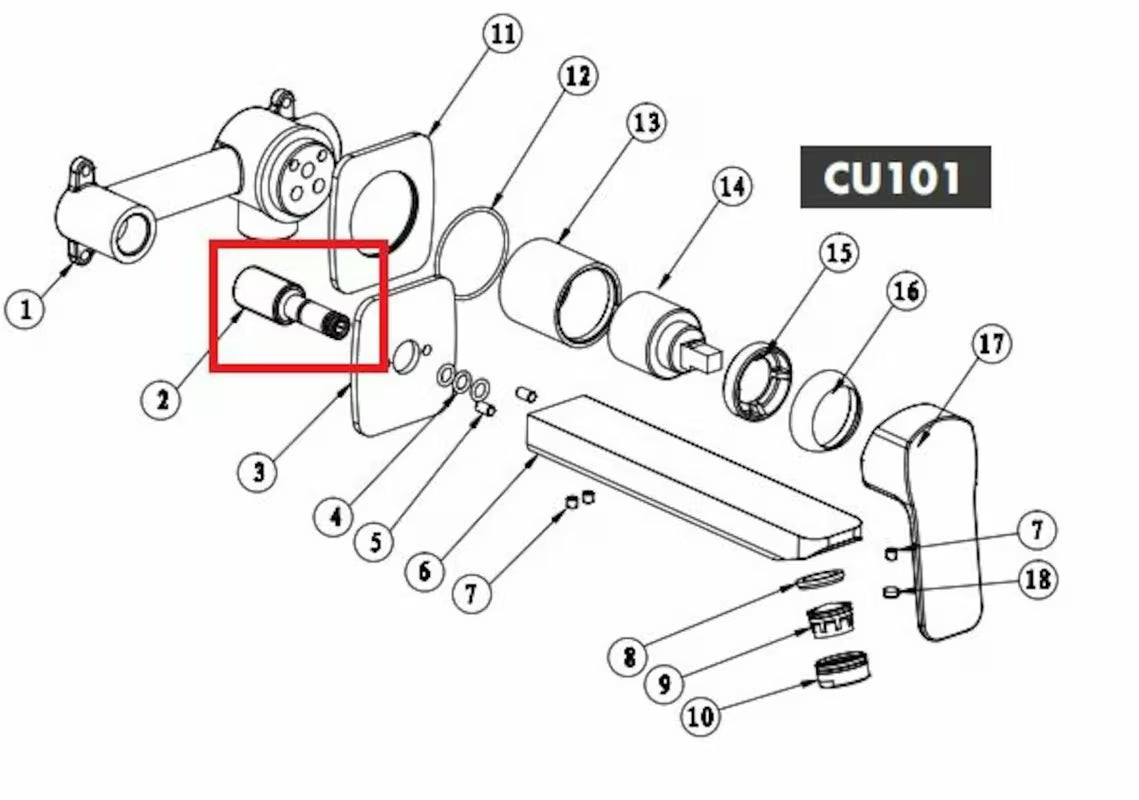 Rezervni del Optima pro kopalniške armature pro za brzi popravak i pouzdano brtvljenje.
