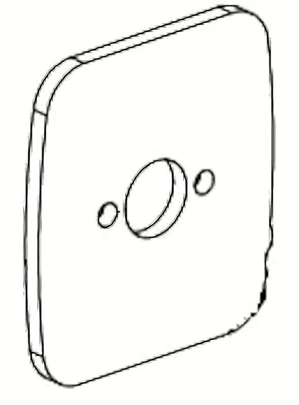 Optima Cu101 zamjenska rozeta za izljev pro slavine serije Cu101 u minimalističkom dizajnu