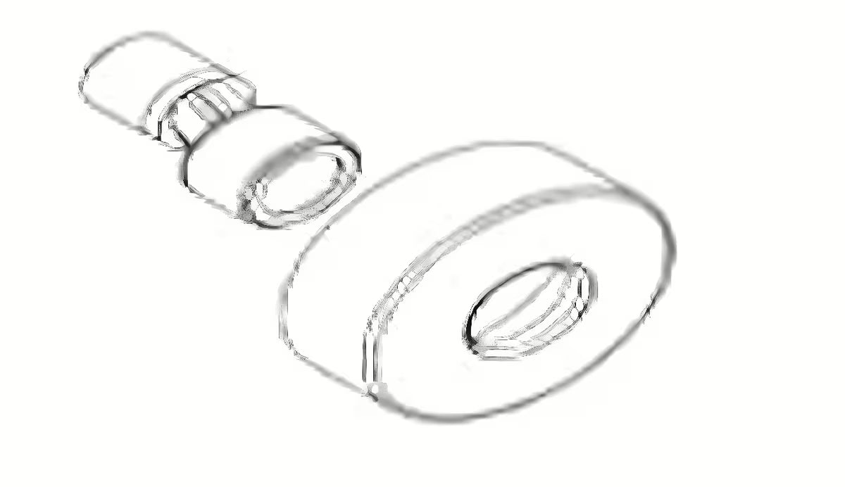 Zamjenska rozeta s ekscentrom pro termostatske armature Optima, pakiranje 2 kom.