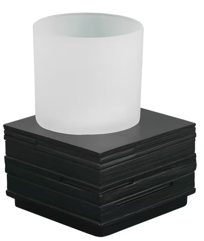 Smeđa samostoječi posoda Optima Salea modernog četvrtastog dizajna za kupaonicu.