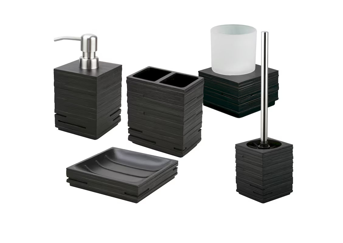 Smeđa samostoječi četvrtasta posoda za milo Optima Salea za kupaonicu