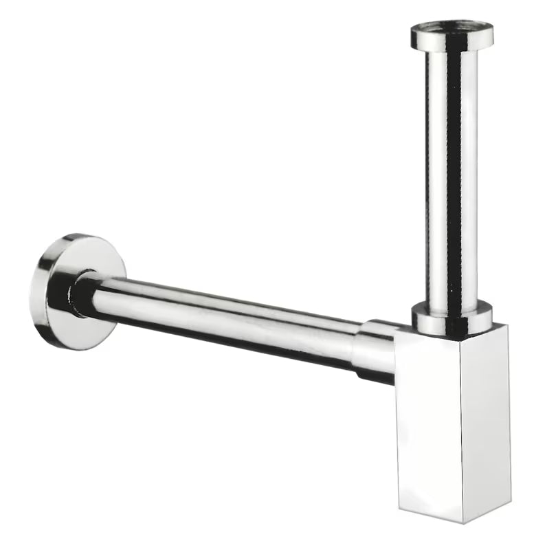 Dizajnerski sifon za umivalnik Optima Chrome s premerom 32 mm