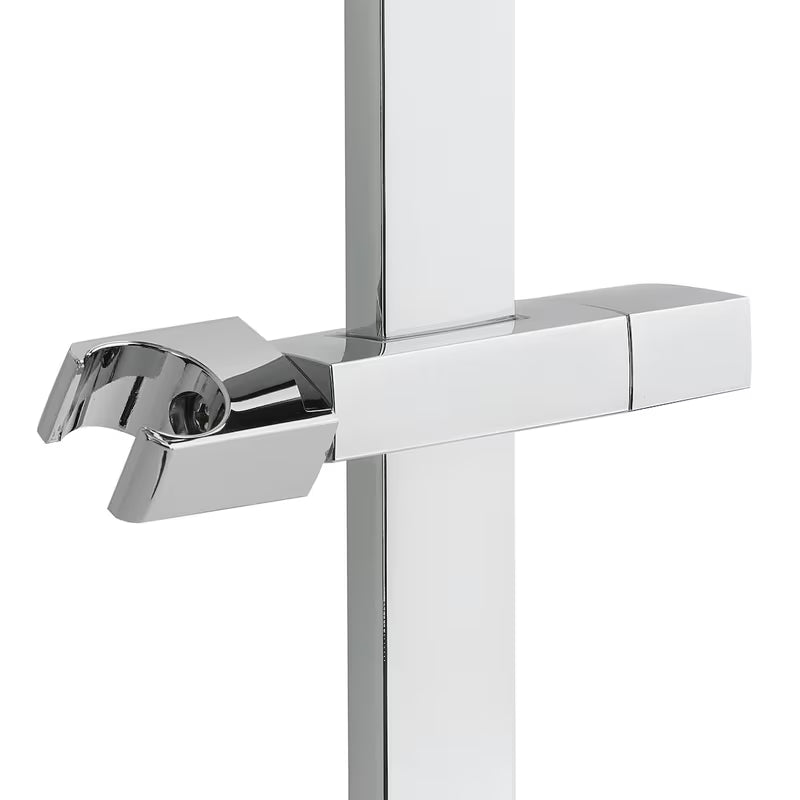 Oglata tuš palica Optima Chrome z drsnim nosilcem, dolžina 68 cm