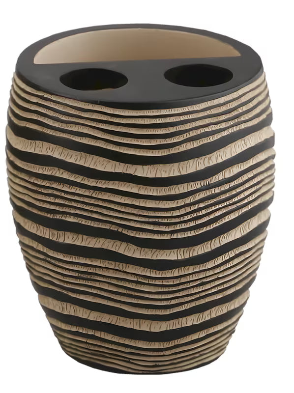 Smeđi samostoječi držalo za četkice za zube Optima Soreta zanimljivog dizajna