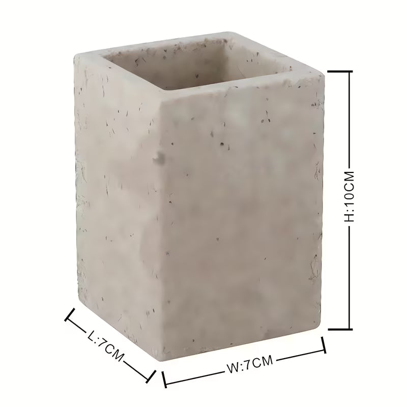 Samostoječi kopalniška posoda Optima Supera iz polyresina v barvi light-limestone