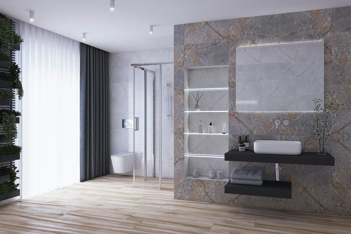 Kromirani dizajnerski sifon za umivalnik Optima Chrome promjera 32 mm pro za modernu kupaonicu.