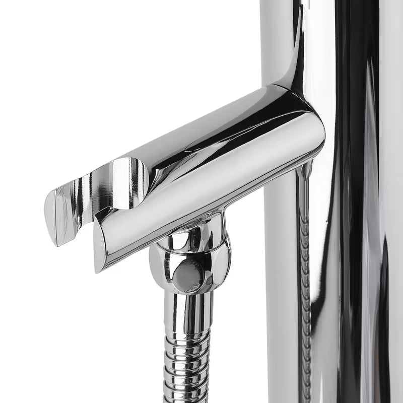 Talna armatura za kad Optima Chrome pro samostoječi kadu s tuš setom u krom izvedbi.