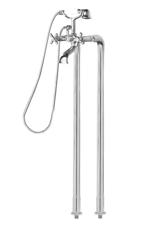 Optima Ricordi talna armatura za kad u krom izvedbi pro samostoječi kadu s tuš setom.