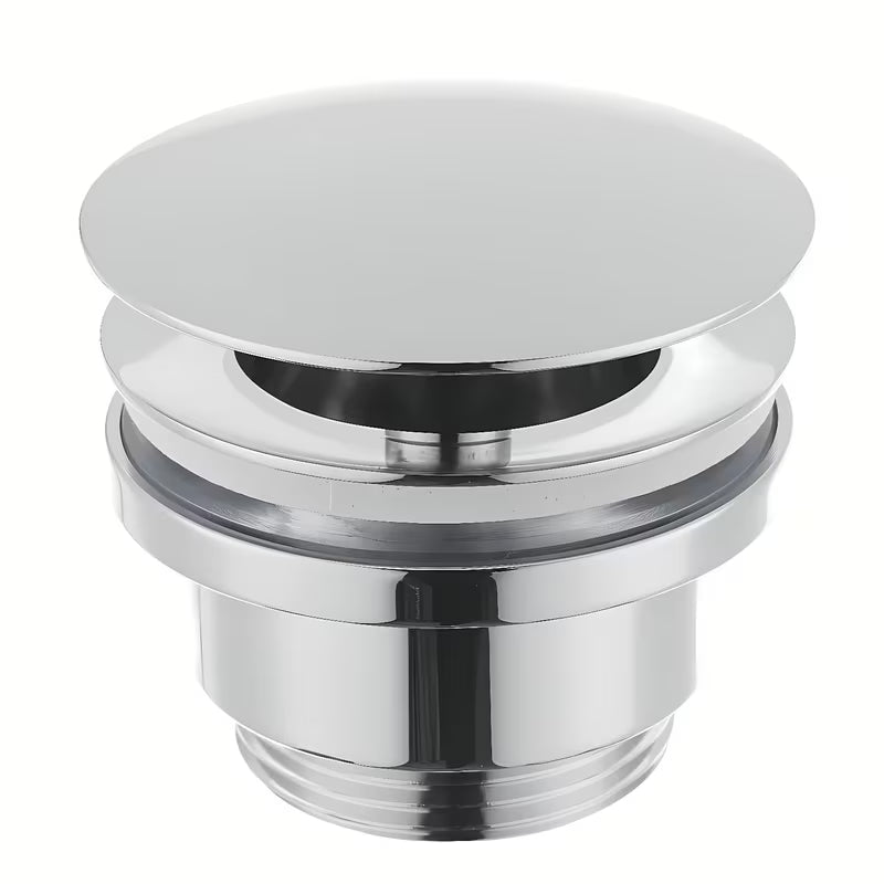 Optima Chrome kromirani nezatvarajući odtok za umivalnik s uklonjivom kapicom