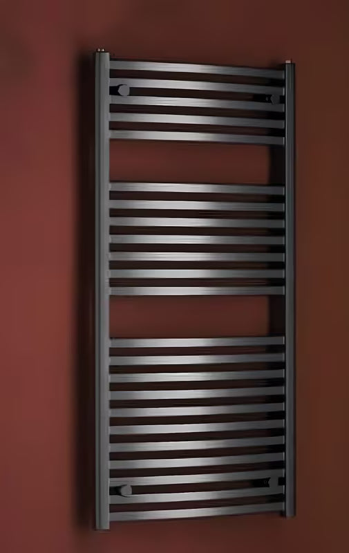 Kombiniran toplovodni radiator P.M.H. v sijajni beli izvedbi
