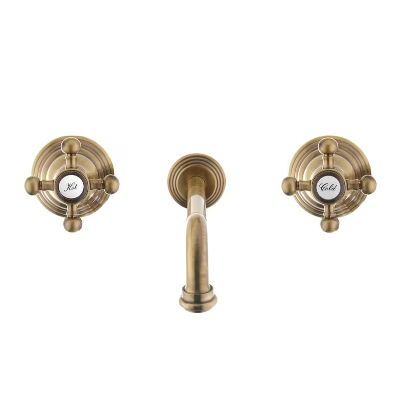 Paffoni Belinda podometna z dvema ročajema armatura za umivalnik u brončanoj izvedbi