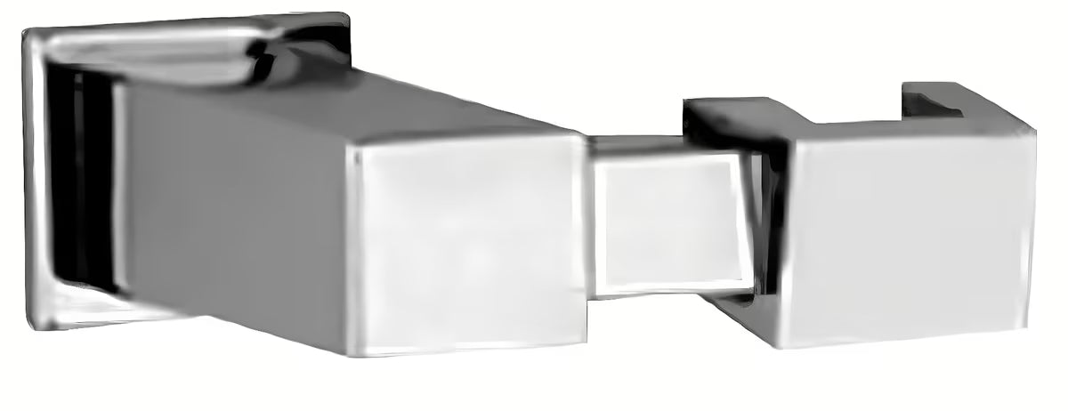 Kromirani stenski nosilec tuš ročke Paffoni Level u modernom četvrtastom dizajnu.