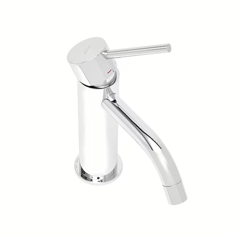 Kromirana enoročna stoječa armatura za umivalnik Paffoni Light brez odtoka