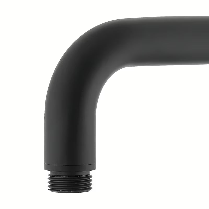 Mat crni držalo za nadglavno prho Paffoni Lux duljine 40 cm za tuši