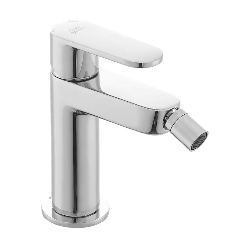 Kromirana enoročna stoječa armatura za bide Paffoni Pavia z odtokom i fleksibilnim perlatorom