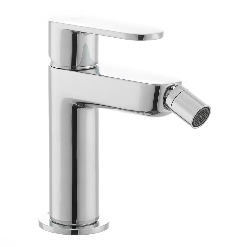 Kromirana enoročna stoječa armatura za bide Paffoni Pavia z odtokom i fleksibilnim perlatorom